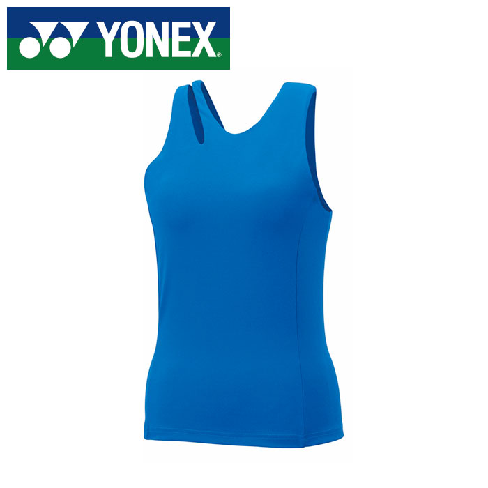 【電子メール便貨物輸送無料(追い掛ける能力のある)】【 ヨネックス  YONEX 】【 お召しもの 】 庭球 バドミントン レディース 填まる 貯蔵タンクいの一番 ヨネックス YONEX 読み合わせる着 20868Y (002) 青色 [250609][amz]