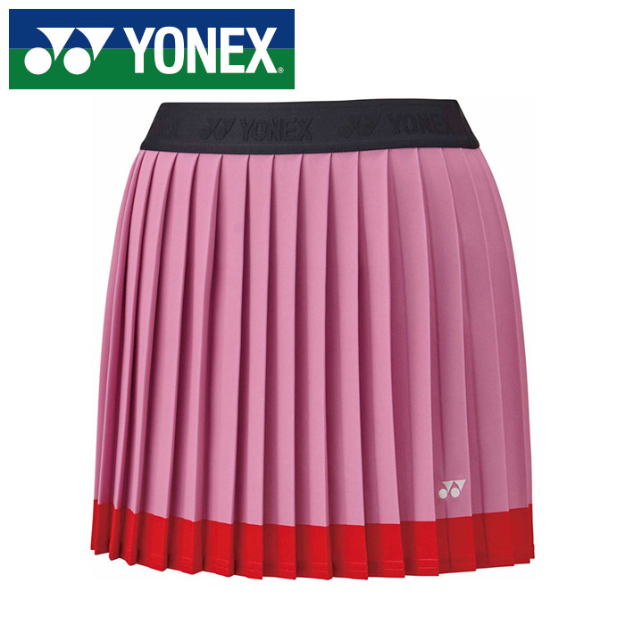 【電子メール便貨物輸送無料(追い掛ける能力のある)】【 ヨネックス  YONEX 】【 御召しもの 】 庭球 バドミントン レディース スコート スカート ヨネックス YONEX 読み合わせる着 26162 (307) パールさくら色 [250609][amz]