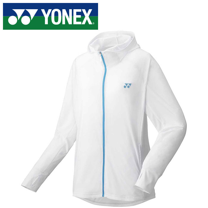 【 ヨネックス YONEX 】【 ウェア 】テニス・バドミントン 57076 アウター(レディース) ニットウォームアップパーカー 女性用 ホワイト 011 [230422][amz]