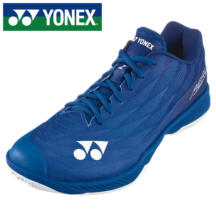 【 ヨネックス YONEX 】【 シューズ 靴 】 バドミントンシューズ パワークッション エアラスZ ワイド メンズ レディース 男女兼用 バドミントン シューズ ヨネックス YONEX SHBAZ2W (019) ネイビーブルー [250609][amz]