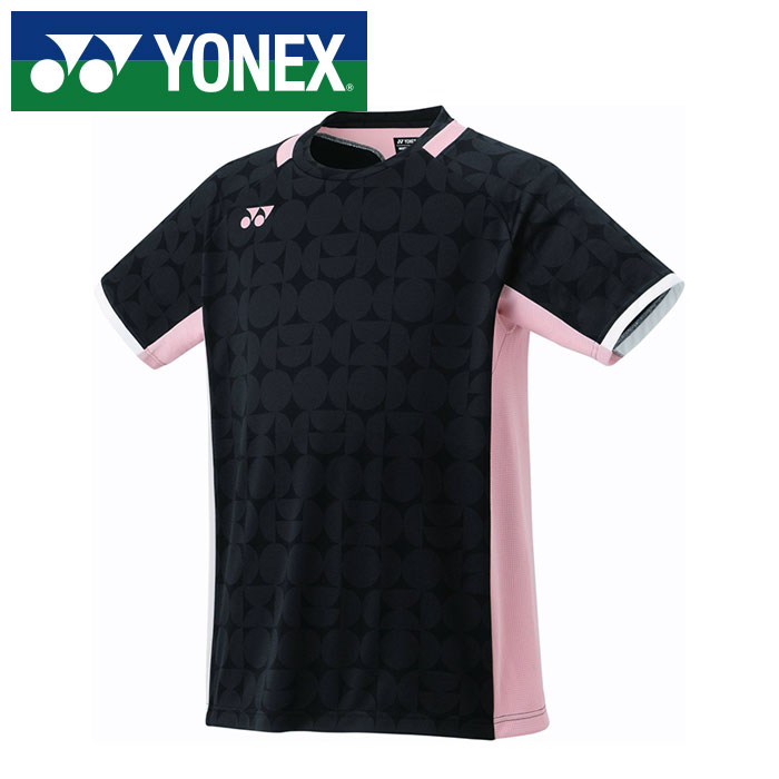 【メール便送料無料(追跡可能)】★日本バドミントン協会審査合格品★【 ヨネックス YONEX 】【 ウェア 】 テニス バドミントン ゲームシャツ メンズ シャツ 10638 (007) ブラック [251015][amz]