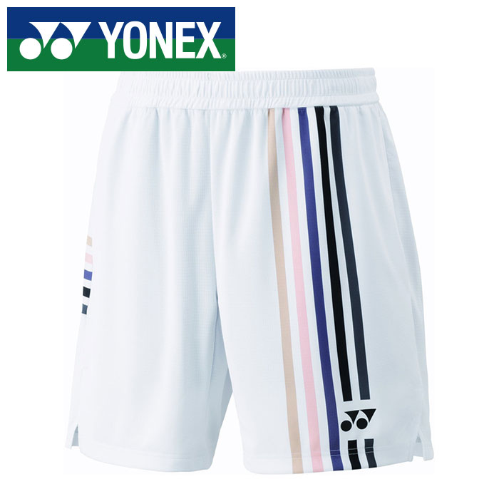 【メール便送料無料(追跡可能)】★日本バドミントン協会審査合格品★【 ヨネックス YONEX 】【 ウェア 】 テニス バドミントン ハーフパンツ メンズ ニット ハーフ パンツ 15205 (011) ホワイト [251015][amz]