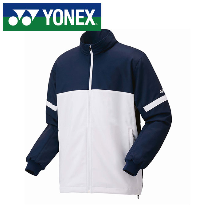【 ヨネックス YONEX 】【 ウェア 】 テニス バドミントン 裏地付き ジャケット ウィンドウォーマー メンズ レディース 男女兼用 ヒートカプセル 防寒 保温 アウター ウェア 冬 70104 (011) ホワイト [251015][amz]｜Awa-spo 店