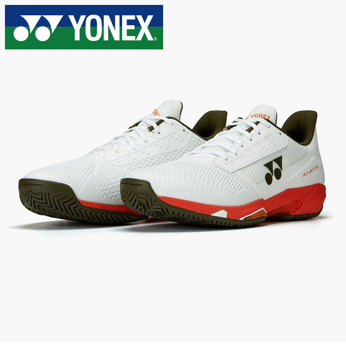 【 ヨネックス YONEX 】【 シューズ 靴 】 テニスシューズ オールコート パワークッション アドアクセル MAC メンズ テニス シューズ 3E SHTAAMA (386) ホワイト/オレンジ [251015][amz] 10,147円