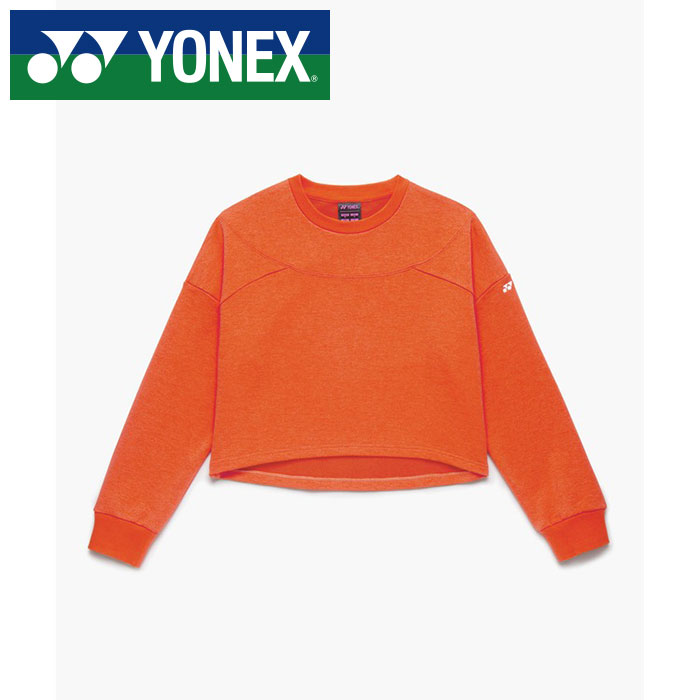 【 2026年 春夏ひな形】【 ヨネックス  YONEX 】【 御召しもの 】 庭球 バドミントン レディース 汗水 プルオーバー 上 37007 (814) サイバーオレンジ [260517][amz]