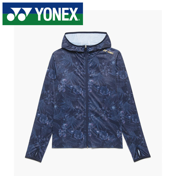 【 2026年 春夏ひな形】【 ヨネックス  YONEX 】【 御召しもの 】 庭球 バドミントン レディース 編み物 フルジップ パーカー 訓練を受ける着 形づくる御召しもの 民族大移動着 フーディー 今めかしい 愛くるしい 57093 (554) ダークネイビー [260517][amz]