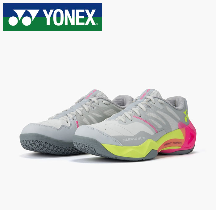 【 2026年 春夏青写真】【 ヨネックス  YONEX 】【 シューズ 靴 】 レディース バドミントンシューズ サブアクシア GT ウィメン バドミントン SHBSG1L (148) 点火装置薄墨色 [260517][amz]