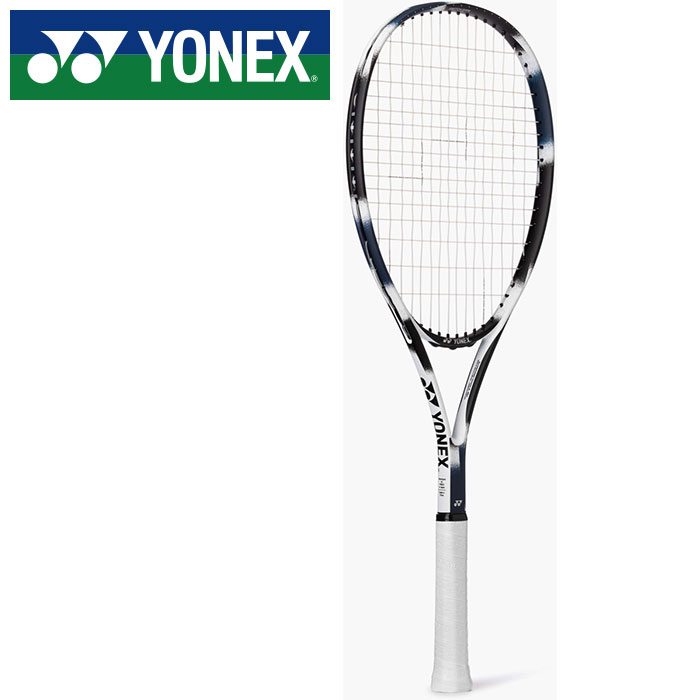 【 2026年 春夏青写真】【 ヨネックス  YONEX 】 ソフトテニス 櫂 エアライド ガット張上済 軟式 未経験者向け 先遣部隊 後ろ側 オールラウンド ARDG (076) 黒いこと/しろがね色 [260524][amz]
