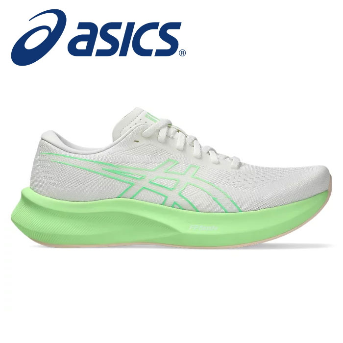 【 アシックス asics 】【 シューズ 靴 】 レディース ランニングシューズ エボライド スピード 3 軽量 E レーシング トレーニング 練習 部活 1012B763 (101) ホワイト/メンソール [ten][260214][amz]