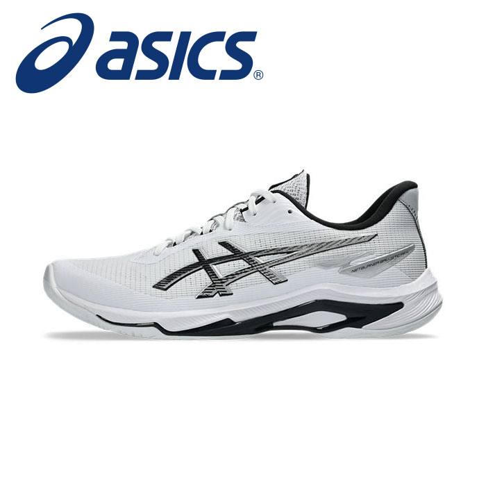 【 アシックス asics 】【 シューズ 靴 】 バレーボール シューズ Vスイフト FF MT 5 メンズ レディース 男女兼用 2E ミッドカット ミドルカット インドア シューズ セール 1053A070 (100) ホワイト/ブラック [ten][260214][amz]｜Awa-spo 店