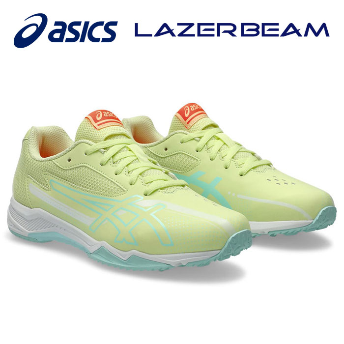 【 アシックス asics 】【 シューズ 靴 】 ジュニア シューズ レーザービーム SK-G スピードモデル 紐 キッズ 女子 女の子 子供 靴 スニーカー 1154A219 (750) ソフトイエロー/Lミント [ten][250724][amz]