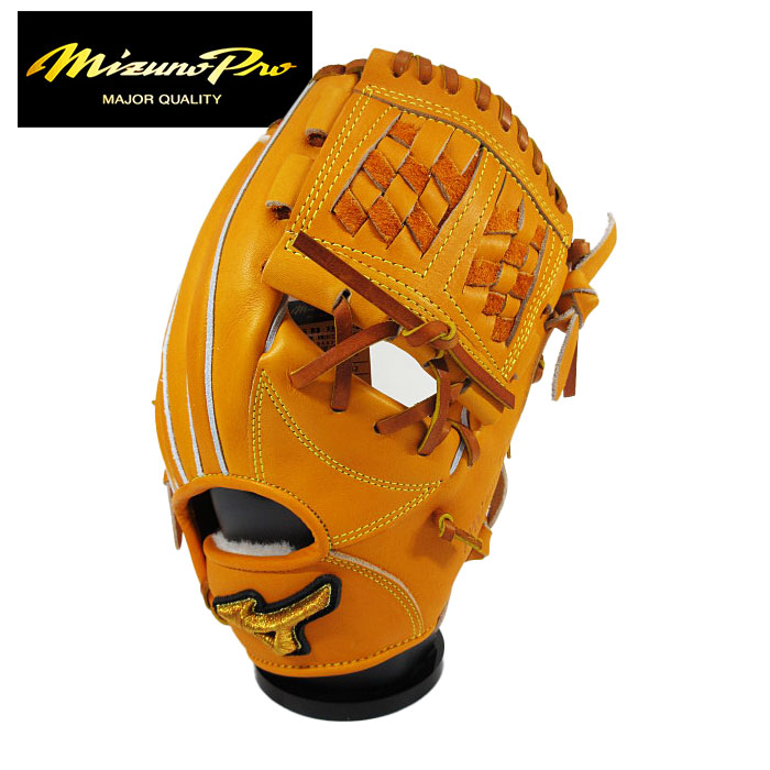 [型付け1円(オプション含む)]★ポイント10倍★【 ミズノプロ Mizuno Pro 】【 グラブ グローブ 】 野球 軟式 グローブ 内野手 2 ミズノプロ クラッシック 右投げ 大人 内野 1AJGR32113 542 ビターオレンジ [ten][241227][刺繍可][箱入り/グラブ袋付き][amz]