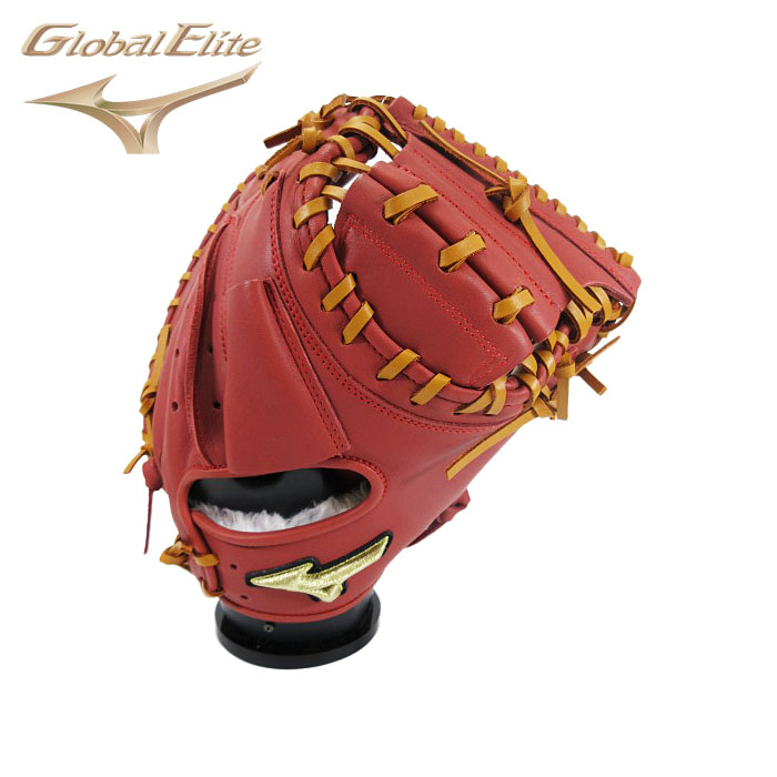 [型付け1円(オプション含む)]【 ミズノ  MIZUNO 】【 グラブ グローブ 】 野球 一般 軟式 キャッチャーミット B-D型 グローバルエリート 號 SAKEBI 右投げ 大人 キャッチャー ミット 1AJCR32300 (6649) ローズブラウン×コルク [ten][250926][amz] 父の日
