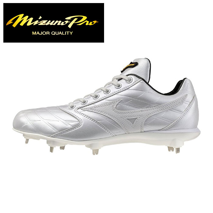 ★限定品！トップモデル★【 2026年 春夏モデル】【 ミズノプロ Mizuno Pro 】【 シューズ 靴 】 野球 金具 スパイク ライトレボ プロ 2 Ltd 軽量 2E 白 高校野球 限定 ひも 紐 11GM264001 ホワイト×ホワイト [ten][260124][amz]