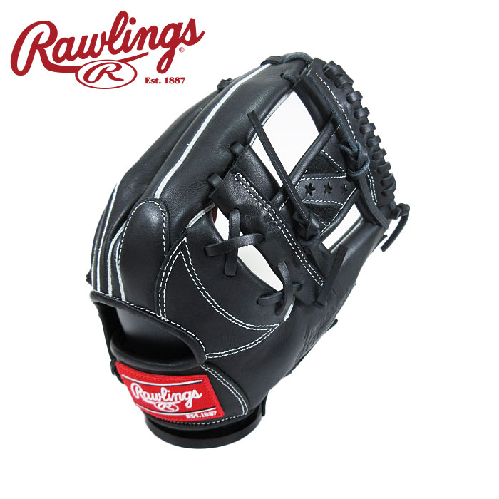 [お買い物マラソン終了まで刺繍無料]★即使用可★【 ローリングス Rawlings 】【 グラブ グローブ 】 野球 一般 軟式 グローブ 内野手 ハイパーテック R2G 右投げ ローリングス GR5HTN62 (B) ブラック [ten][250418][刺繍可][amz]｜Awa-spo 店