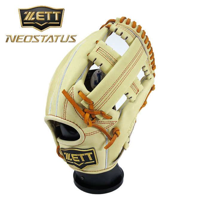 [型付け1円(オプション含む)]【 ゼット ZETT 】【 グラブ グローブ 】 野球 ジュニア 軟式 グローブ 二塁手 遊撃手 ネオステイタス 右投げ 子供 小学生 少年野球 内野 内野手 BJGB70530N (3236) パステルブラウン/オークB [ten][251024][刺繍可][amz]