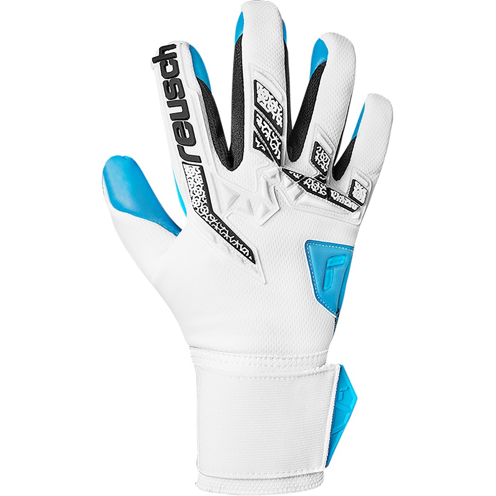 【 ロイシュ reusch 】【 手袋 グローブ 】 サッカー キーパーグローブ アトラクト フリーゲル アクア キーパー グローブ メンズ レディース 男女兼用 大人 (1126) 5570439 ホワイト/ブラック/アクアブルー [251114][amz]｜Awa-spo 店