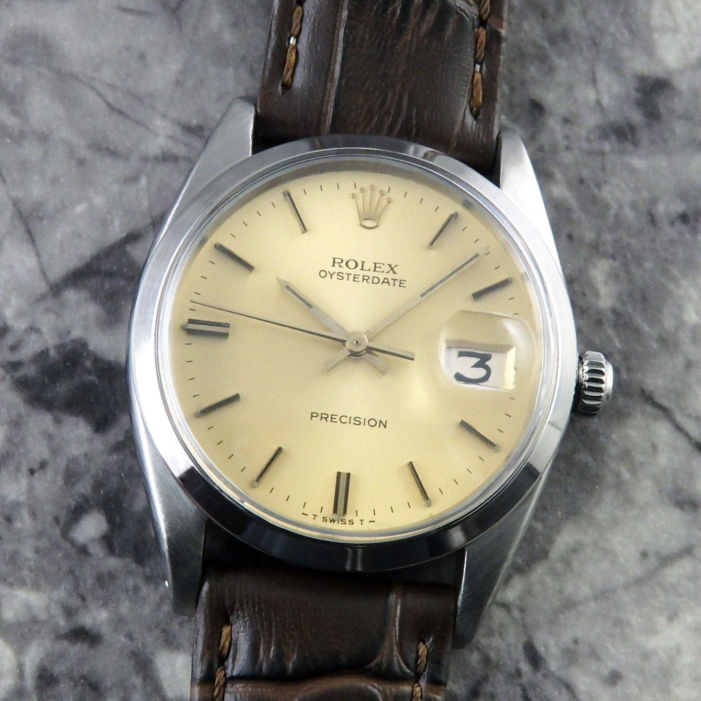 楽天市場】ロレックス オイスターデイト Ref.6294 赤黒カレンダー