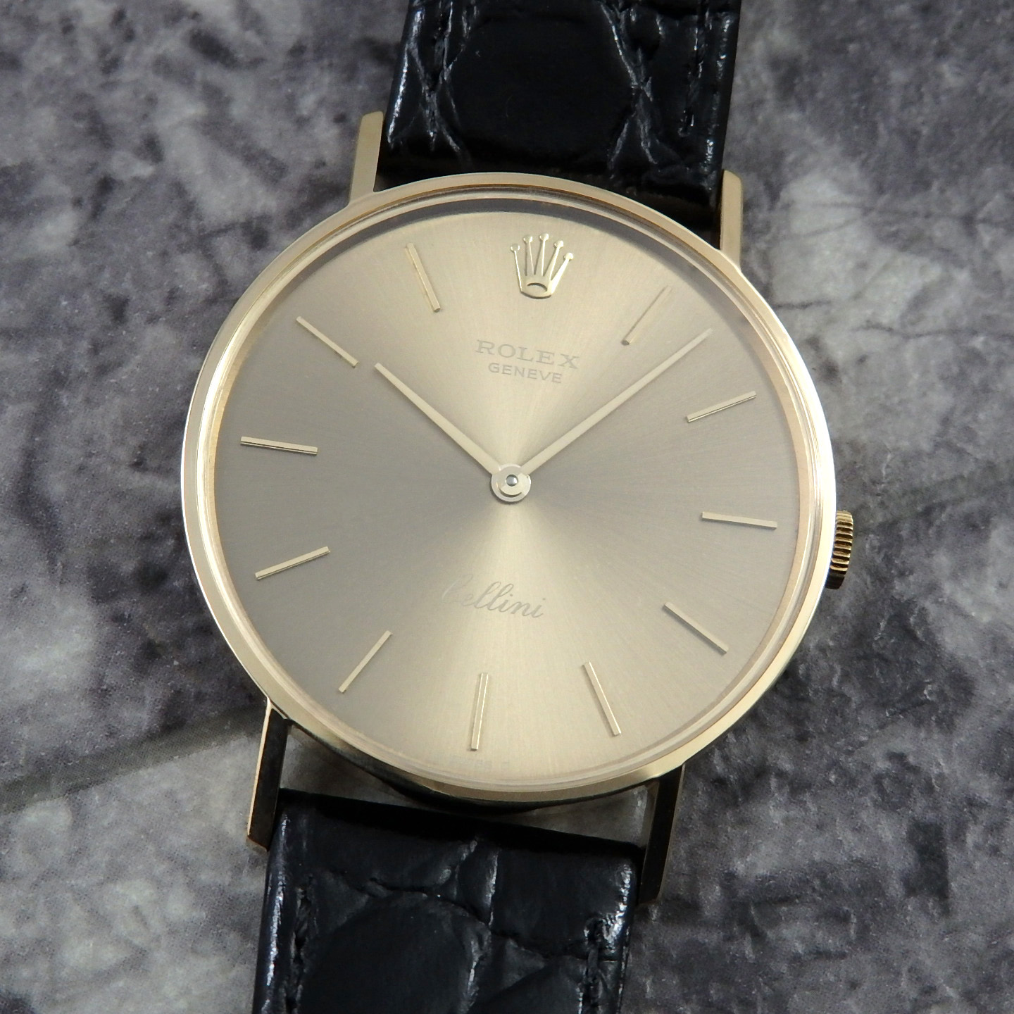 楽天市場】ロレックス 18金無垢 チェリーニ REF.3833 Cal.1600 手巻き