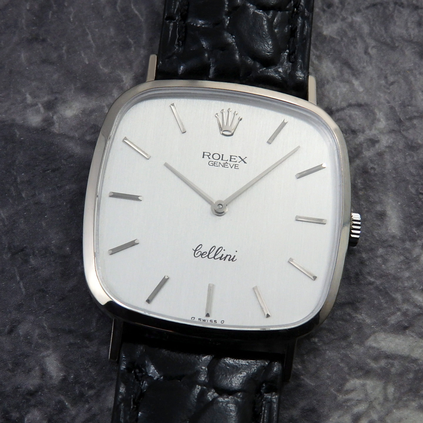 ROLEX チェリーニ Ref.4114 金無垢 ホワイトゴールド 18KWG 希少 ロレックス Cellini アンティーク ヴィンテージ ウォッチ 1974年