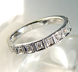 k18WG/PG ダイヤ エタニティリング｜jewelry shop BeJ