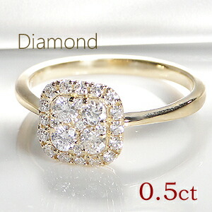 楽天市場】K18YG/WG/PG 0.8ct ダイヤモンド リング指輪 ファッション ...