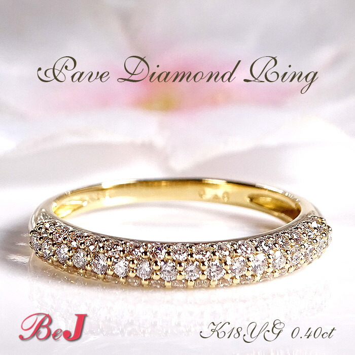 楽天市場】K18YG/PG 【1.50ctUP】ティアドロップ ダイヤモンド パヴェ