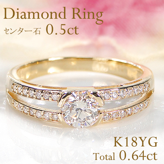 楽天市場】K18YG/PG/WG【1.0ct】ダイヤモンド ハートモチーフ パヴェ 