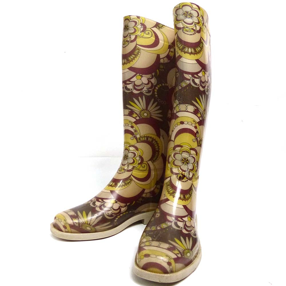 LE CHAMEAU ルシャモー オールトラックス レインブーツ ボア 37 LE CHAMEAU ルシャモー オールトラックス レインブーツ ボア 37