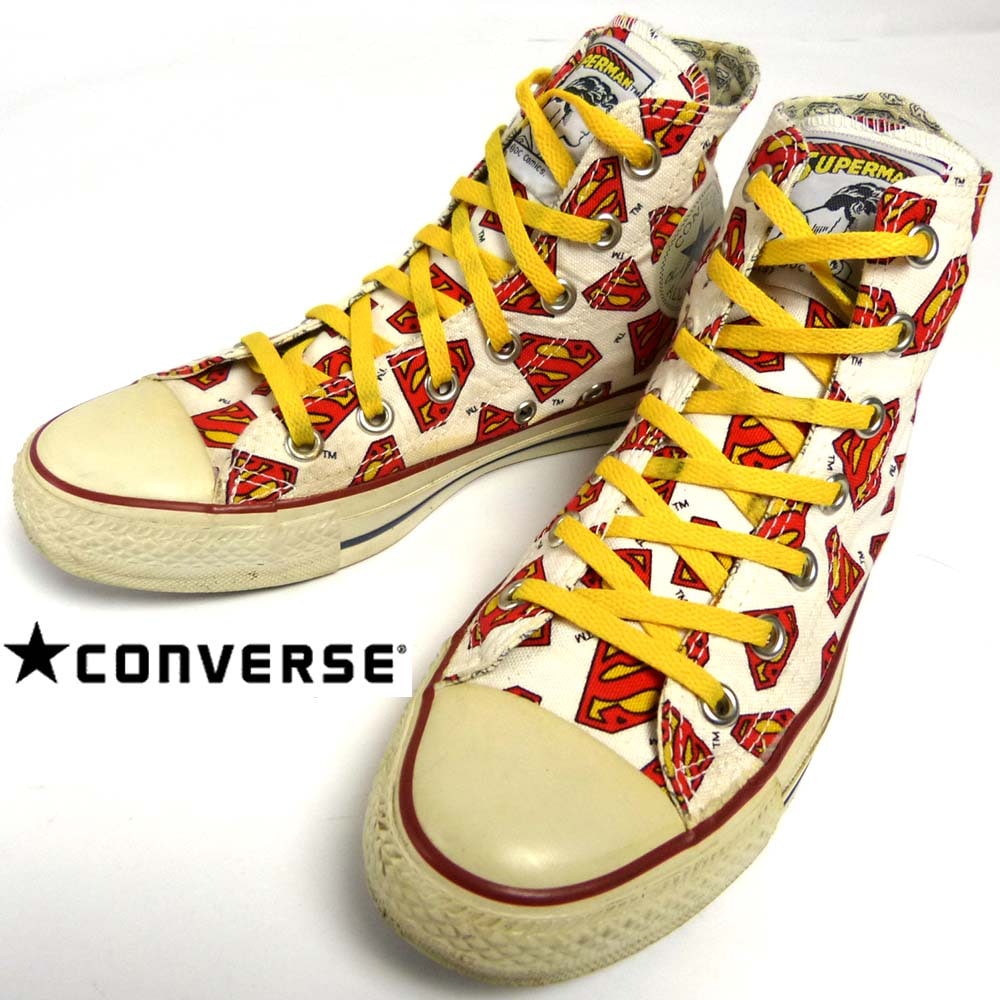 コンバース オールスター スーパーマン CONVERSE ALL STAR SuperMan BM HI　スニーカーUS4.5(23.5cm相当)(レディース)【中古】画像