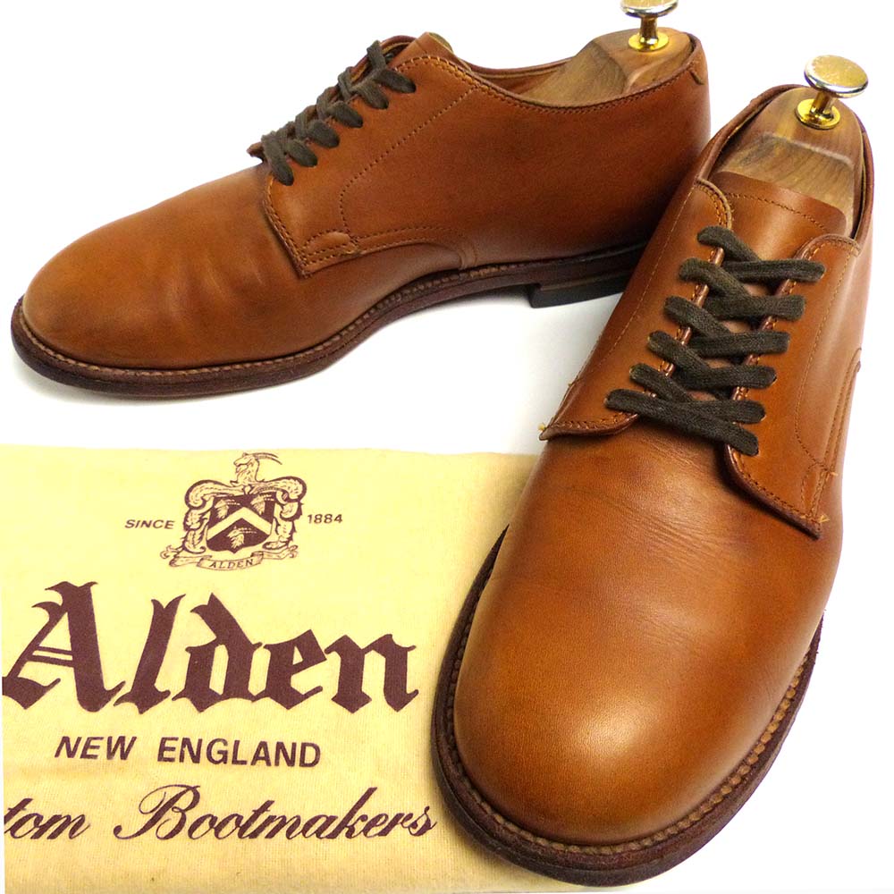 楽天市場】【訳あり】【送料無料】ALDEN SUEDE UNLINED PLAIN TOE