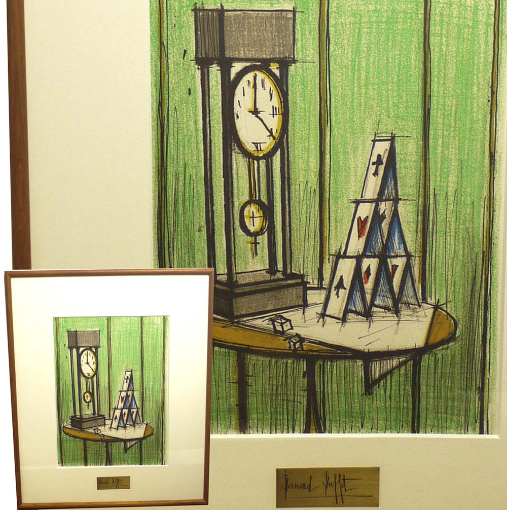 ベルナール カトラン 新品 · 未使用 リトグラフ 額付き 版画 作品証明書付き ベルナール カトラン 新品 · 未使用 リトグラフ 額付き 版画