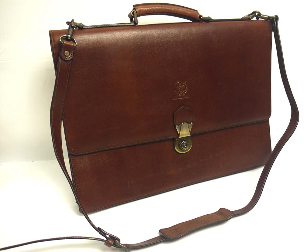 楽天市場】GHURKA グルカ エグザミナー レザー ブリーフケース