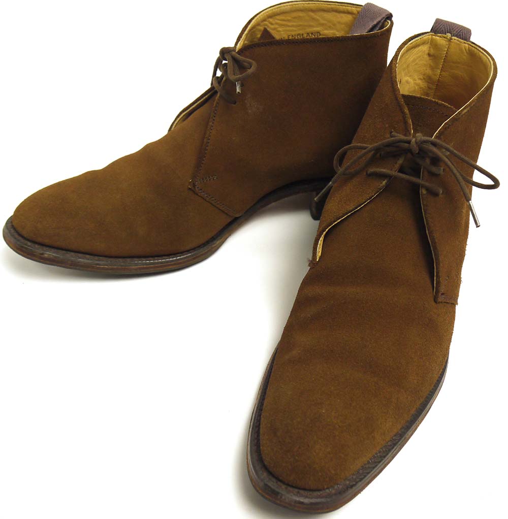 連合王国製 Jones Bootmaker / ジョーンズブーツ製造業者 スエードチャッカブーツ UK 4  1/2(23.5珊好いかげんに)(レディース)【中古】