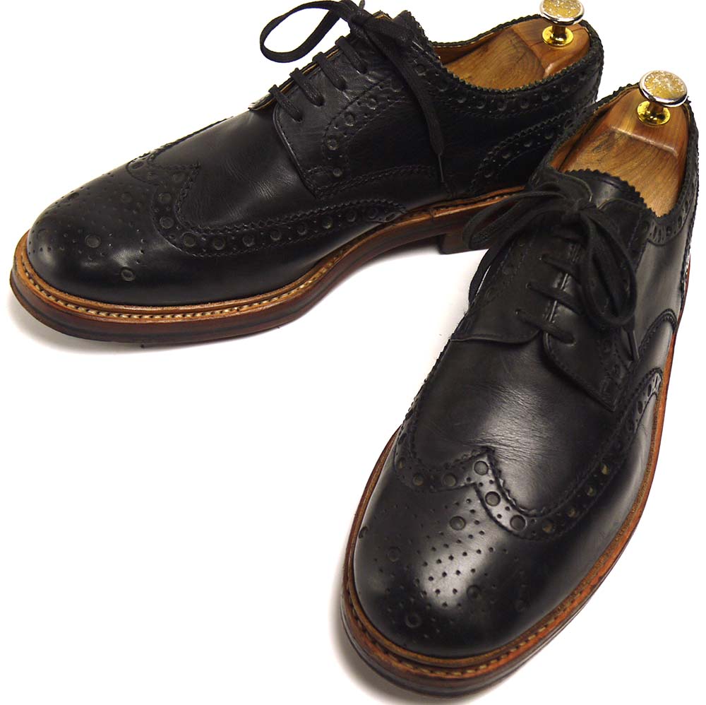 GRENSON SID / グレンソン シド フルブローグ ウィングチップシューズ UK9(27.5cm相当)(メンズ)【中古】【送料無料】|Awesome shoes and goods