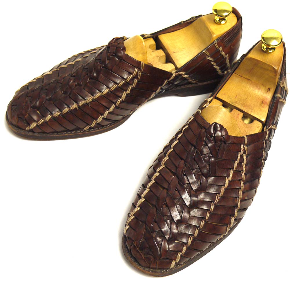 COLE HAAN / コールハーン 編み込みレザー ローファー / メキシカンサンダル　9M(27cm相当)(メンズ)【中古】｜Awesome shoes and goods