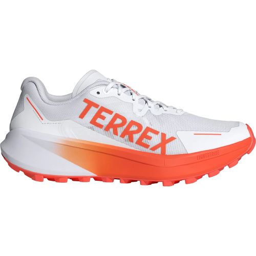 アディダス　TERREX ランニングシューズ ホワイト/オレンジ adidas スニーカー テレックス アグラビック 3 トレイル