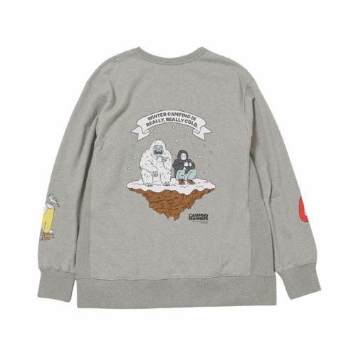 NANGA(ナンガ) ECO HYBRID CAMPING MANNERS MT.WEATHER SWEATSHIRT【EC】