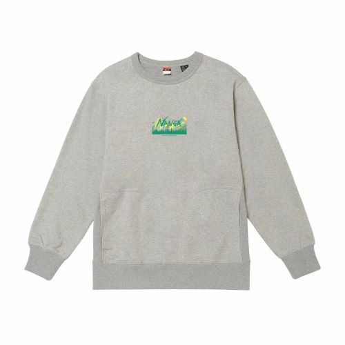 NANGA(ナンガ) LIFE IS A JOURNEY MT.BOX LOGO SWEATSHIRT【EC】