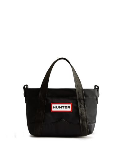 HUNTER(ハンター) 【並行輸入品】 ナイロン ミニ トップ クリップ トート バッグ UBS1203KBM Col.ブラック サイズ (29/24)x17x8.5cm (WxHxD)（EC）｜AXAS Co. ONLINE COLLECTION