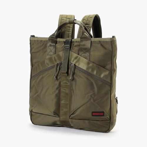 BRIEFING(ブリーフィング) TYPE 3 AVIATOR 3WAY PACK Col.665 SAGE GREEN 26年春夏モデル