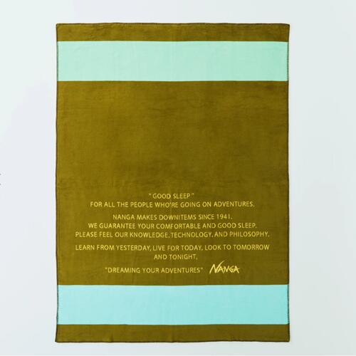 NANGA(ナンガ) GOOD SLEEP BORDER COTTON BLANKET S NZ2254-4C424 26年春夏モデル
