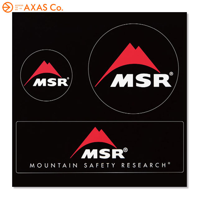 楽天市場 Mountain Safety Research マウンテンセーフティーリサーチ Msr Sticker ステッカー Axas Co Online Collection