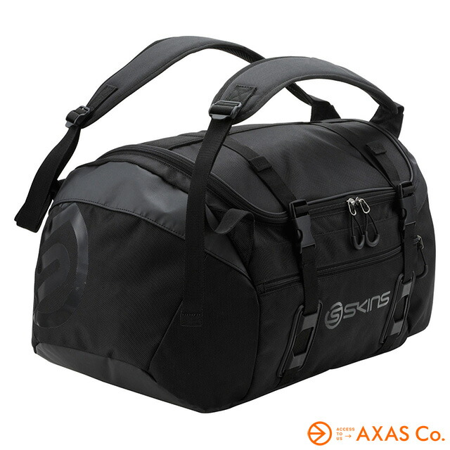 【アウトレット】 SKINS(スキンズ) 3WAYダッフルバック SRY7702 45L Col.BK・BK ▲23