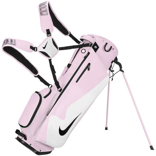 NIKE(ナイキ) エアマックス ライト ゴルフバッグ GF3018 Col.634 ピンクフォーム/セイル/ブラック 26年春夏モデル