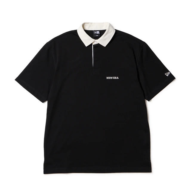 NEWERAGF(ニューエラゴルフ) GF SS RUGBY SHIRT BLK 26114859914 Col.BLK 261|AXAS Co. ONLINE COLLECTION
