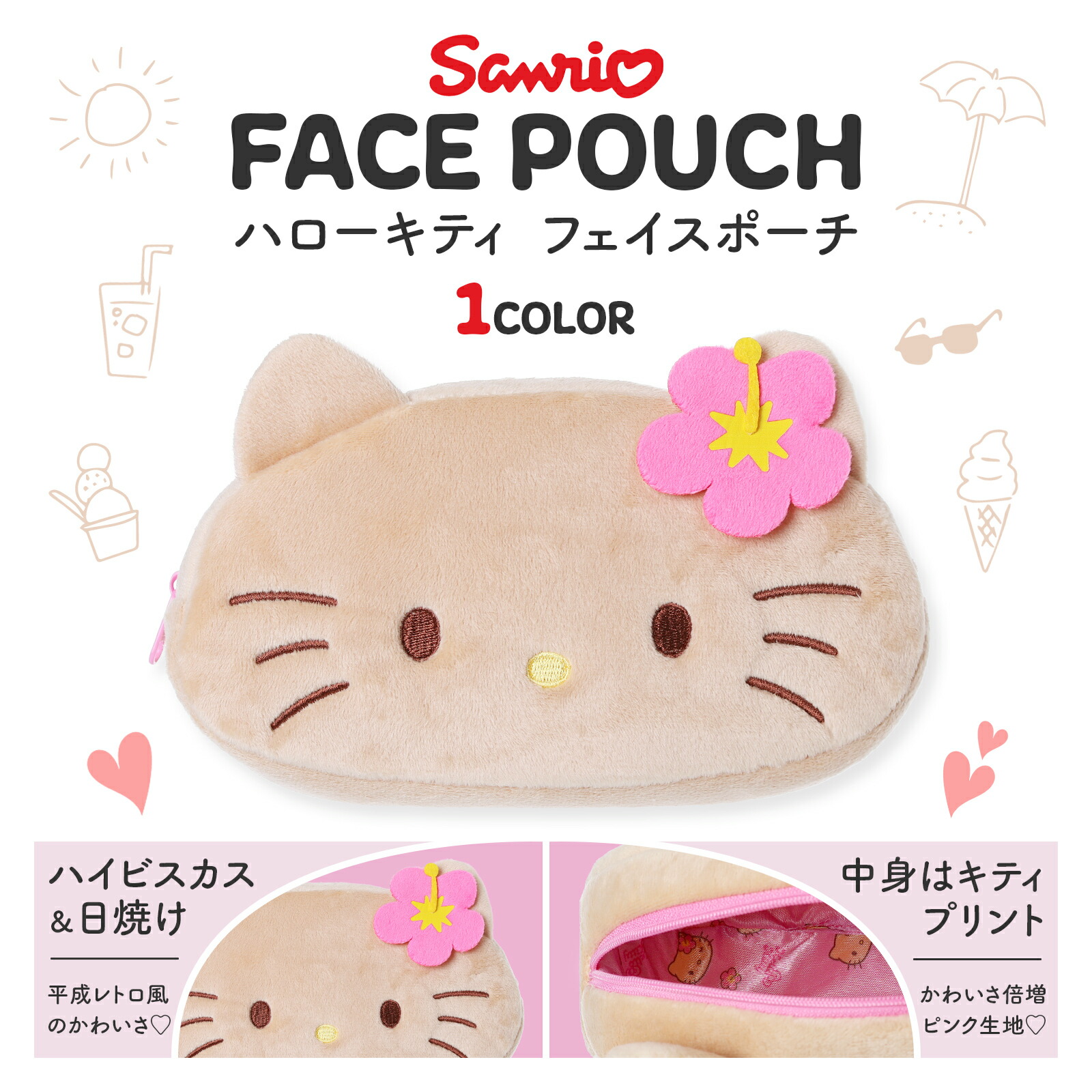 楽天市場】ハローキティ フェイスコインケース 小銭入れ