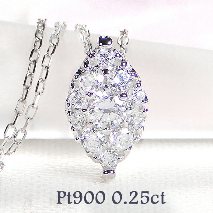 楽天市場】K18WG/YG/PG 0.1ct ひし形 ダイヤモンド ネックレス