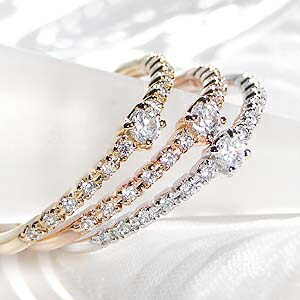 楽天市場】K18WG/PG【GGSソーティング付】パパラチアサファイア