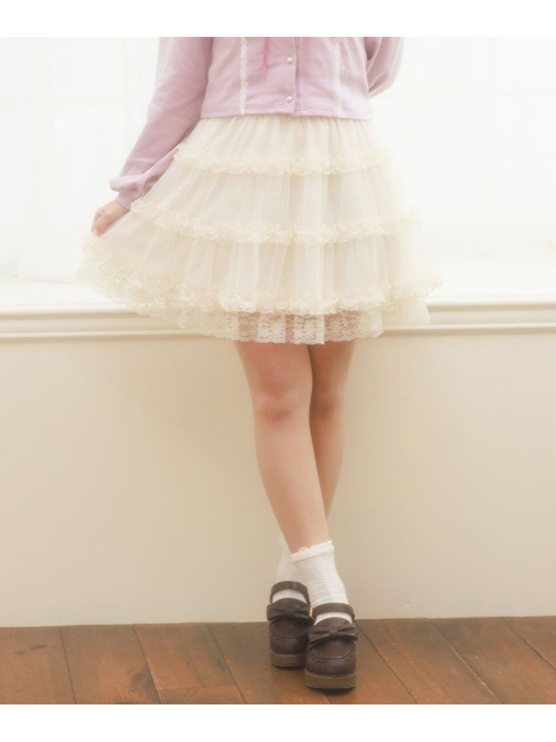 新品未使用 axes famme kawaii オーガンジーパニエ M 白 オーガンジーパニエ | kawaii | axes femme online shop